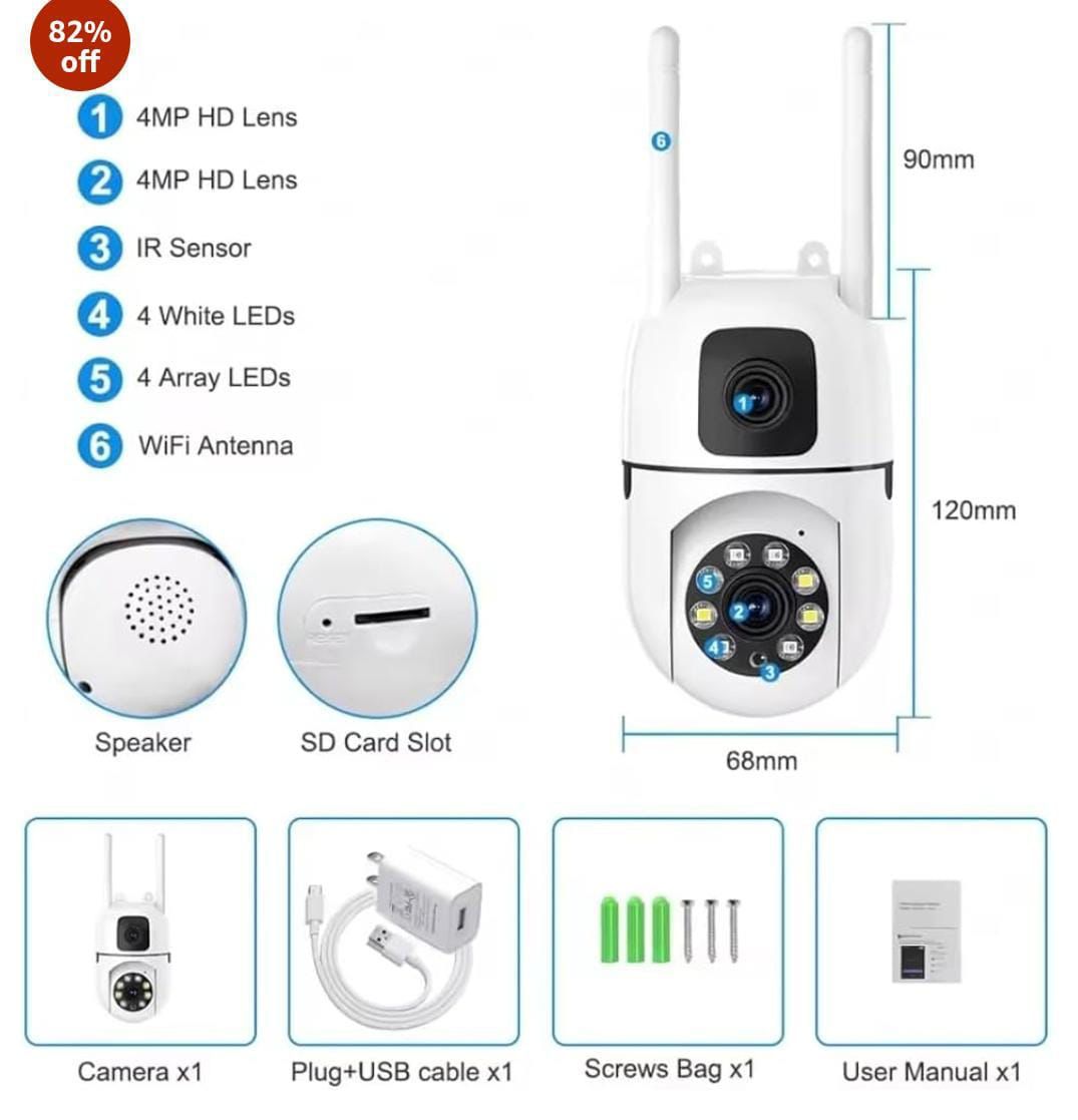 Smart Dual lense Wifi 360 camera