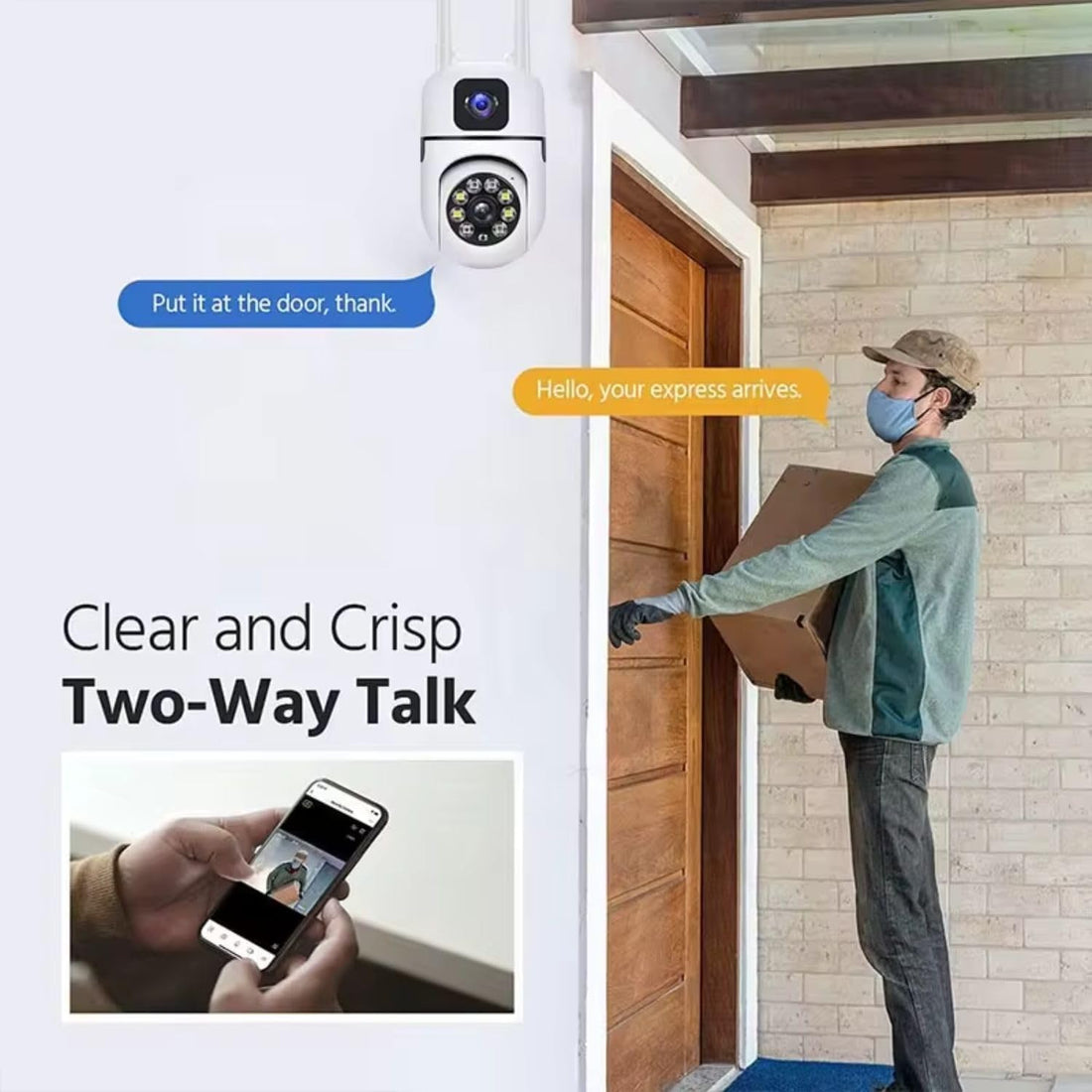 Smart Dual lense Wifi 360 camera