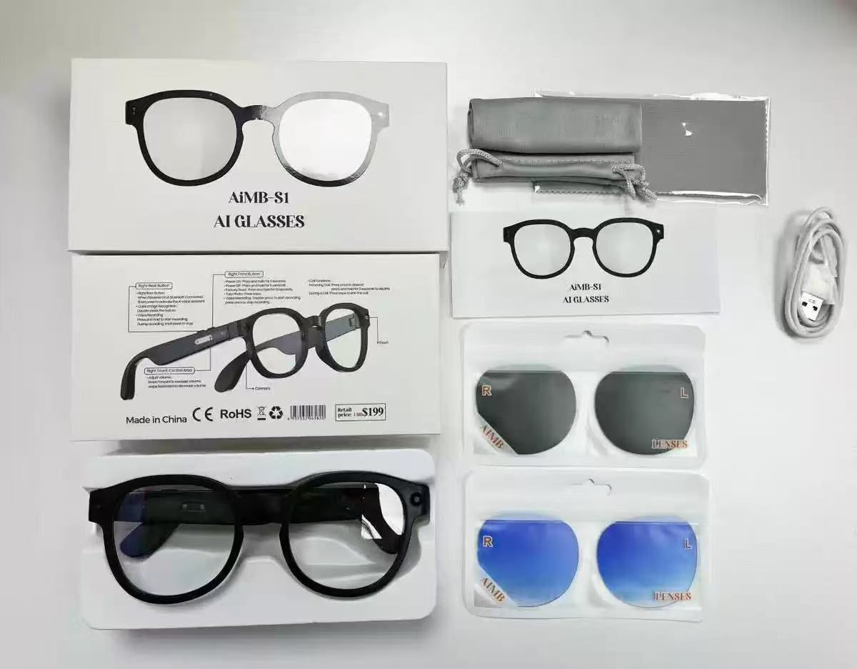 Smart Video Record Al Glasses AIMB-S1 M02