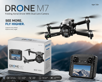 The M7 is a foldable, budget-friendly GPS drone