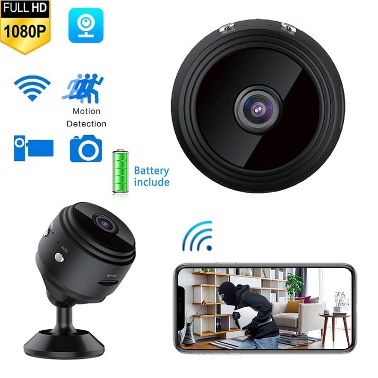 Hidden Mini WiFi Camera (1080P)
