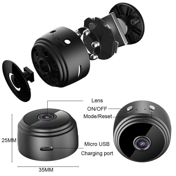 Hidden Mini WiFi Camera (1080P)